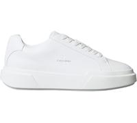Calvin Klein Sneaker con Suela Cupsole Mujer Chunky Laceup de Piel, Blanco (Triple Bright White), 40