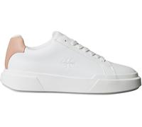 Calvin Klein Sneaker con Suela Cupsole Mujer Chunky Laceup de Piel, Multicolor (Bright White/Tuscany/Chateau), 39