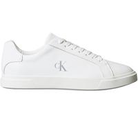 Calvin Klein Sneaker con Suela Cupsole Mujer Low Pro de Piel, Blanco (Triple Bright White), 36