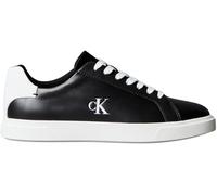 Calvin Klein Sneaker con Suela Cupsole Mujer Low Pro de Piel, Negro (Black), 40