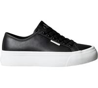Calvin Klein Sneaker con Suela Vulcanizada Mujer Lace Up Low Top, Negro (Pvh Black), 37
