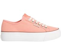 Calvin Klein Sneaker con Suela Vulcanizada Mujer Logo Tag con Plataforma