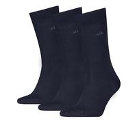 Calvin Klein Sock Calcetines clásicos, Azul Marino, 43-46 (Pack de 3) Hombres