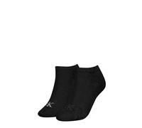 Calvin Klein Socks Glossy Calcetín, Black, 40-42 (Pack de 2) De Las Mujeres