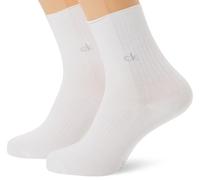 Calvin Klein Socks Organic Cotton Roll Top Calcetín Mujer (Pack de 2)