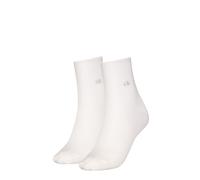 Calvin Klein Socks Organic Cotton Roll Top Calcetín, White, 40-42 (Pack de 2) De Las Mujeres