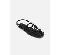 Calvin Klein SQUARE BALLERINA STR 37 Negro