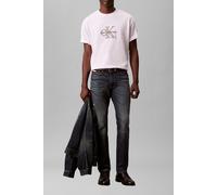 Calvin Klein Ss 16s Tricolor Monologo Tee Bright White Talla: L | Camisetas con Decoración Impresa Outlet | Hombre | Blanco