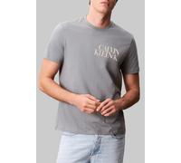 Calvin Klein Ss 30s Eu Ck Ny Word Sedona Sage Talla: M | Camisetas con Decoración Impresa Outlet | Hombre | Verde