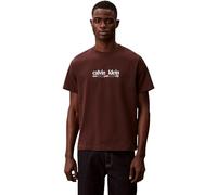 Calvin Klein SS 30S Whsl CK NYC Graphic tee Lv14Re831G Camisetas gráficas, Brown (Rich Brown), XXL Grande para Hombre