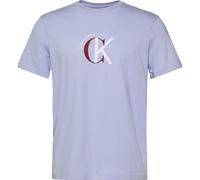 Calvin Klein SS 30S Whsl Ckj 2Tone CK Graphic Lv14Re829G Camisetas gráficas, Purple (Casual Blue), S para Hombre