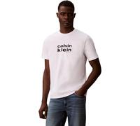 Calvin Klein SS 30s Whsl Ckj Jersey Graphic T Lv04re821g Camisetas gráficas, Blanco (Blanco Brillante), XS para Hombre