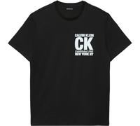 Calvin Klein SS 30s Whsl SP CK Corner Graphic Lv04re819g Camisetas gráficas Hombre (Pack de 1)