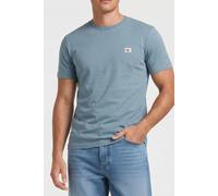 Calvin Klein Camiseta de Manga Corta Hombre Badge Jersey Classic tee de algodón, Azul (Smoke Blue), M
