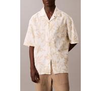 Calvin Klein Ss Camp Collar Aop Shirt Pistachio Shell Talla: XL | Camisas Casuales Outlet | Hombre | Verde