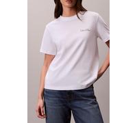 Calvin Klein Ss Classic Graphic Tee Brilliant White Talla: S | Camisetas de Seda Outlet | Mujer | Blanco