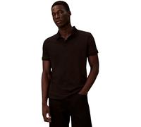Calvin Klein SS Classic Monogram Polo Lv04Rd255G Polos, Black (Black), XL para Hombre