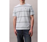 Calvin Klein Ss Cross Grain Wide Winter Sky Talla: M | Camisetas con Decoración Impresa Outlet | Hombre