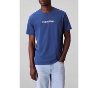 Calvin Klein Ss Glitched Logo Eu Blue Jean Talla: M | Camisetas con decoración impresa Outlet | Hombre | Azul