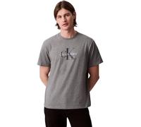 Calvin Klein SS Hero Monologo tee 20S Lv04Rb862G, Camisetas Gráficas Hombre, Gris (Med Grey Htr), XXL Grande