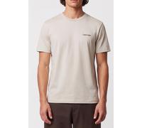Calvin Klein Ss Micro Logo Crewneck Moonstruck Talla: M | Camisetas Básicas Outlet | Hombre