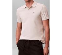 Calvin Klein Ss Monogram Pique Polo Oatmeal Talla: M | Camisas Casuales Outlet | Hombre