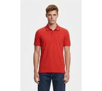 Calvin Klein Ss Refined Pique Tip Red Alert Talla: S | Polos Outlet | Hombre | Rojo