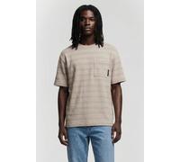 Calvin Klein Ss Stripe Jacquard Plaza Taupe Talla: M | Camisetas Básicas Outlet | Hombre | Negro
