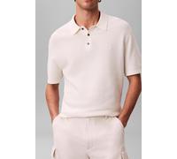 Calvin Klein Ss Textured Cotton Polo Sweater Tofu Talla: M | Polos Outlet | Hombre