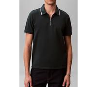Calvin Klein Ss Tipped Zip Pique Dark Teal Talla: XL | Polos Outlet | Hombre | Cian