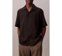 Calvin Klein Ss Traveler Linen Shirt Black Talla: L | Outlet | Hombre | Blanco