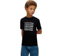 Calvin Klein Stacked Logo SS T-Shirt Lvcksja10b Camiseta S/S Niños