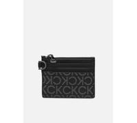 Calvin Klein SUBTLE MONO 6CC HOLDER W/ZIP T.U Negro