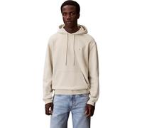Calvin Klein Sudadera con Capucha para Hombre, 400 g/m², con Insignia de Rizo, Lv04Rc274G, Color Blanco, Talla L