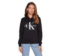 Calvin Klein Sudadera con Capucha para Mujer Hoodie Core Monologo, Negro (CK Black), XXS