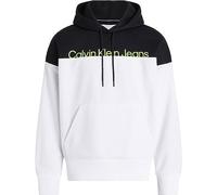Calvin Klein Sudadera Holgada Color Block Blanco