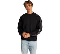Calvin Klein Sudadera Hombre Logo Tape Crew Neck Relaxed Fit