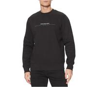 Calvin Klein Sudadera Hombre Minimal Logo con Cuello Redondo, Negro (CK Black), M