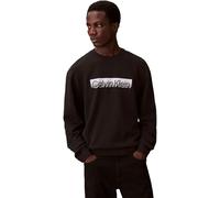 Calvin Klein Sudadera Hombre Sportswear Graphic con Cuello Redondo, Negro (Black), M