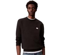 Calvin Klein Sudadera Hombre Terry Badge con Cuello Redondo, Negro (Black), L