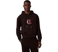 Calvin Klein Sudadera Hombre Terry Graphic con Bolsillo Canguro, Negro (Black), M