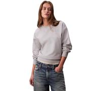Calvin Klein Sudadera Mujer Archive Logo French Terry Crew Neck, Gris (History Grey Heather), XL