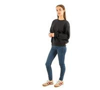 Calvin Klein Sudadera Mujer Archive Logo French Terry Crew Neck, Negro (Black), S