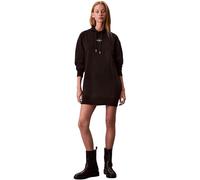 Calvin Klein Sudadera Mujer Premium Terry Larga, Negro (Black), L