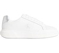 Calvin Klein Chunky Cupsole Laceup LTH Met Yw0Yw01948, Parte Superior Baja Mujer, White (Bright White/Silver), 38 EU