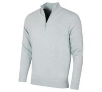 Calvin Klein Suéter 2024 Campus 1/2 Cremallera Hombre - Azul Claro Jaspeado - XL