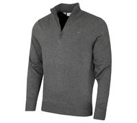 Calvin Klein Suéter 2024 Campus 1/2 Cremallera Hombre - Gris Jaspeado - XL