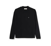 Calvin Klein Suéter de algodón con Cuello Redondo para Hombre, CK Negro, L