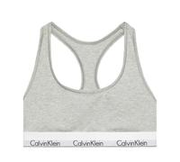 Calvin Klein Sujetador bralette Mujer LV00QF8493 sin relleno con logotipo en la cintura Gris L