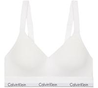 Calvin Klein Sujetador Bralette Mujer Lift con Logotipo en la Cintura, Blanco (White), XL